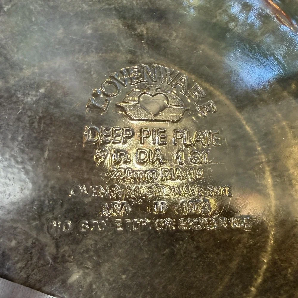 L'ovenware Deep Pie Plate 9